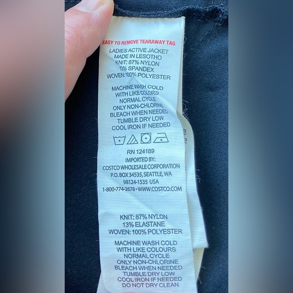 Kirkland Signature Women's Black Utility Jacket new without tags medium outdoor - Picture 11 of 12